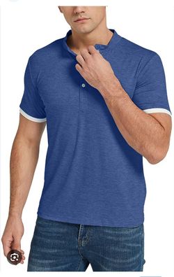 KUYIGO Mens Polo Shirt M Short Sleeve Classic Sports Top Casual Workout Sports 