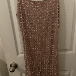 Pearl Rose Gold Party Dress
