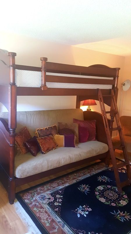 Solid Wood Futon Bunk Bed For In Charlotte Nc Offerup Solid Wood Futon Bunk Bed Charlotte Nc
