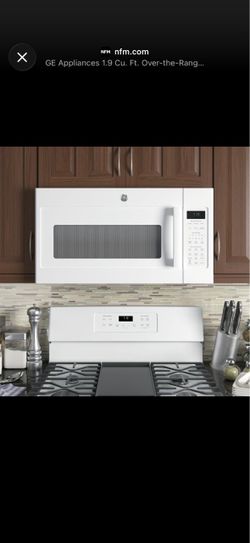 NEW GE OVER-THE-RANGE MICROWAVE