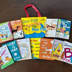Dr. Seuss + Berenstain Bears Hardcover Set 📚 11 Books + Tote