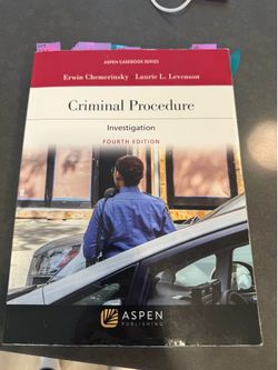 Criminal Procedure: Investigation, Fourth Edition