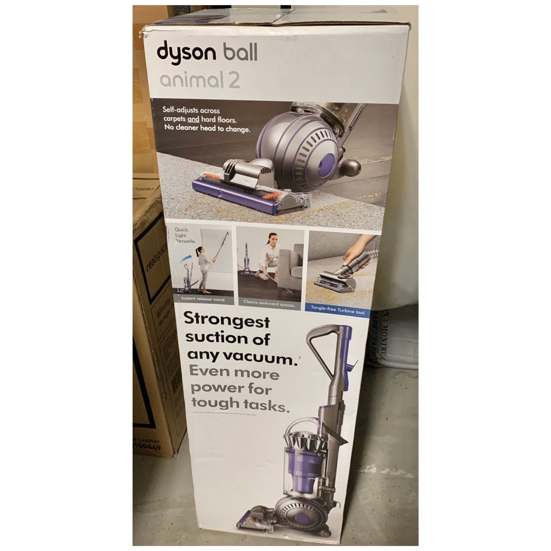 Dyson Ball Animal 2 Upright Vacuum Cleaner, Iron/Purple. BRAND NEW - FACTORY SEALED. Like v8 v10 v11