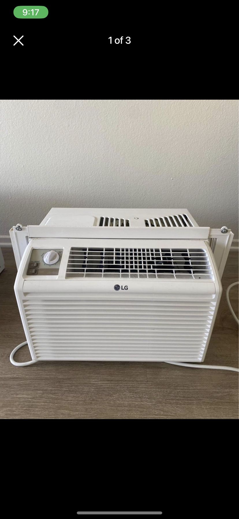 LG Window A/C Unit (includes Free mounting bracket)