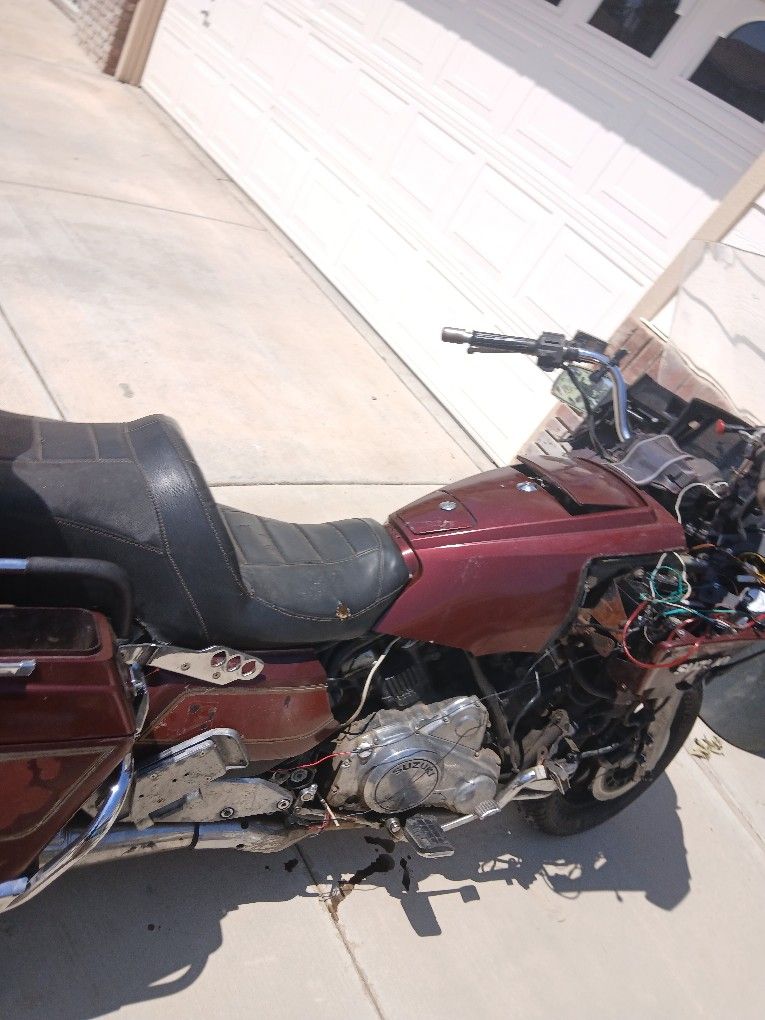 Vintage Suzuki Motorcycle Runs With Bill Of Sale