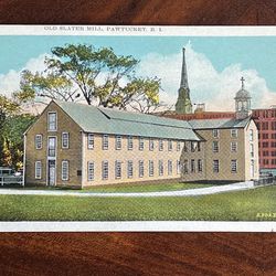 Lot of Five Antique Pawtucket Rhode Island Post Cards