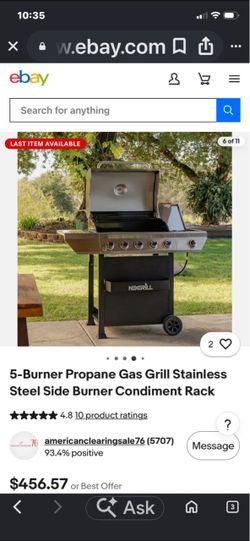 Gas grill 5 burner new