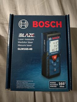 Bosch BLAZE 165 ft. Laser Distance Tape Measuring Tool with Area and Volume