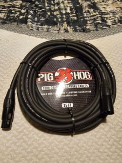 Pig Hog Tour Grade XLR Microphone Cable 25ft