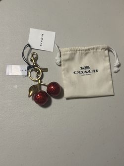 Coach Cherry Bag Charm