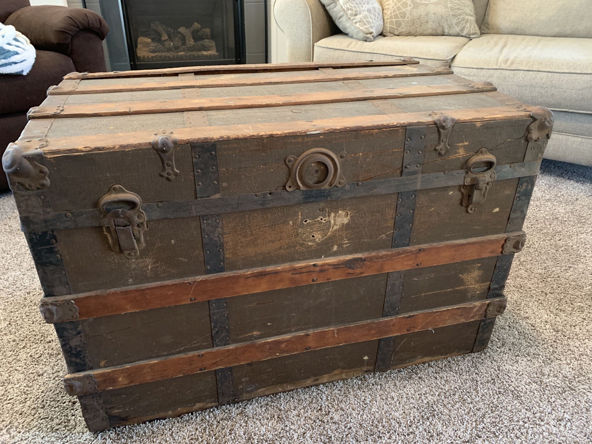 Antique Steamer Trunk