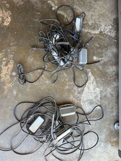 Construction hanging lights