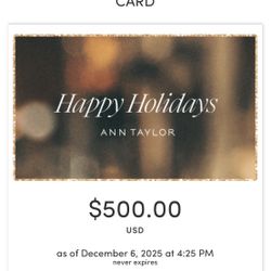E Gift Card 