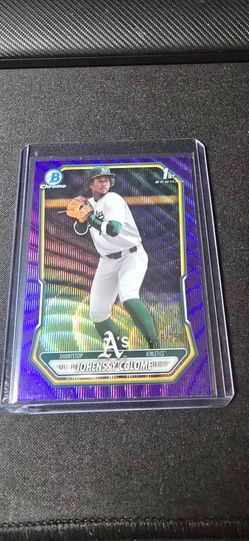 2026 Bowman Chrome Johenssy Colome Purple Wave Refractor /250 1st Bowman