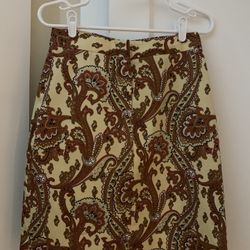 Paisley Pencil Skirt by Kenneth Cole