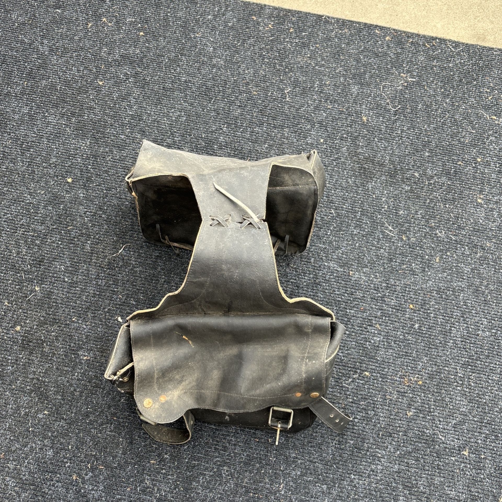 1968 Leather Saddlebags