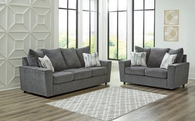 Sofa and loveseat