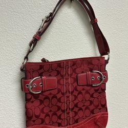 Coach Red Purse