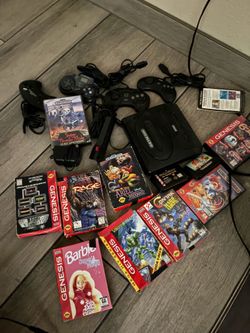 Original saga system 11 games 4 controllers and another stick controller