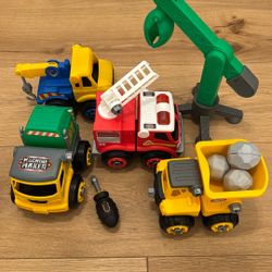 Machine Maker Working Car And Trucks