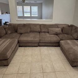 Corduroy Modular Sectional