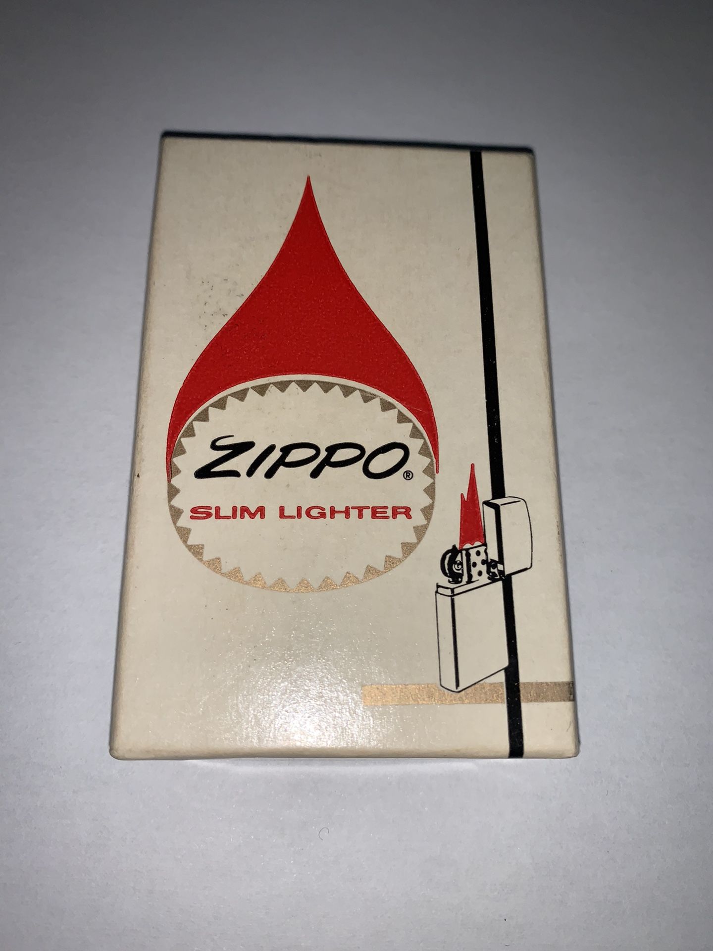 1956 zippo lighter with box and certificate brand new in box