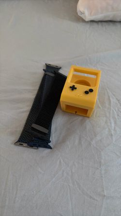 Apple Watch wrist band and charger dock
