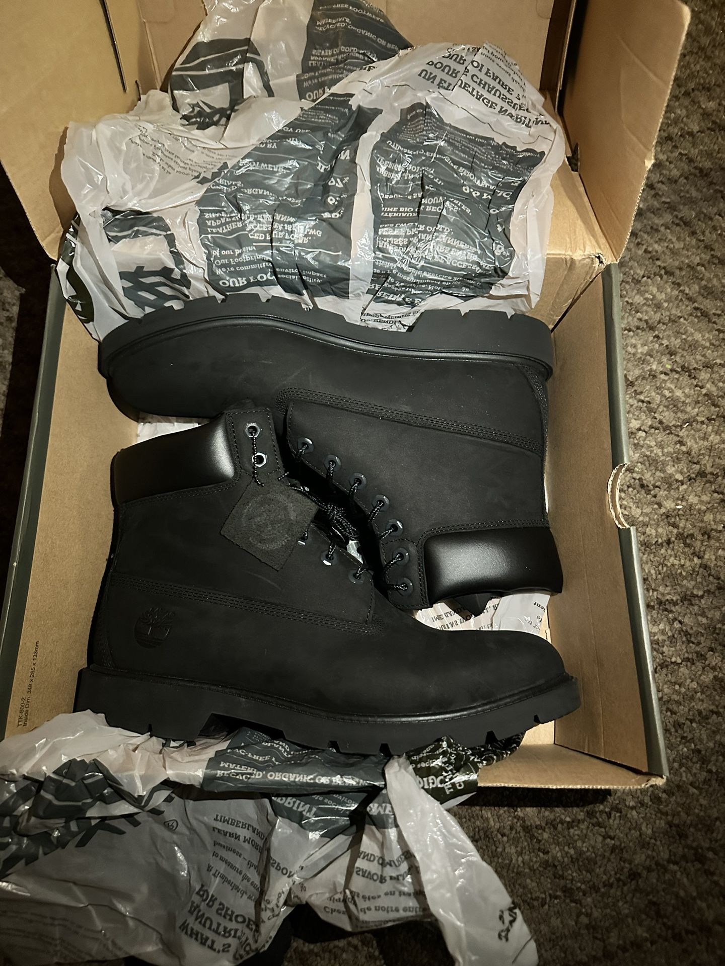 Black Timberlands 