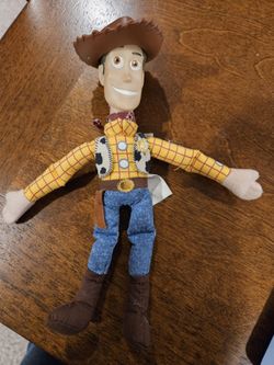 Disney Pixar Toy Story Soft Plush Woody Doll With Hat