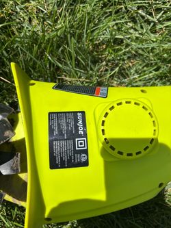 SunJoe Yellow 6” Electric Garden Cultivator
