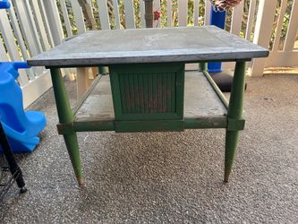 Antique solid wood table