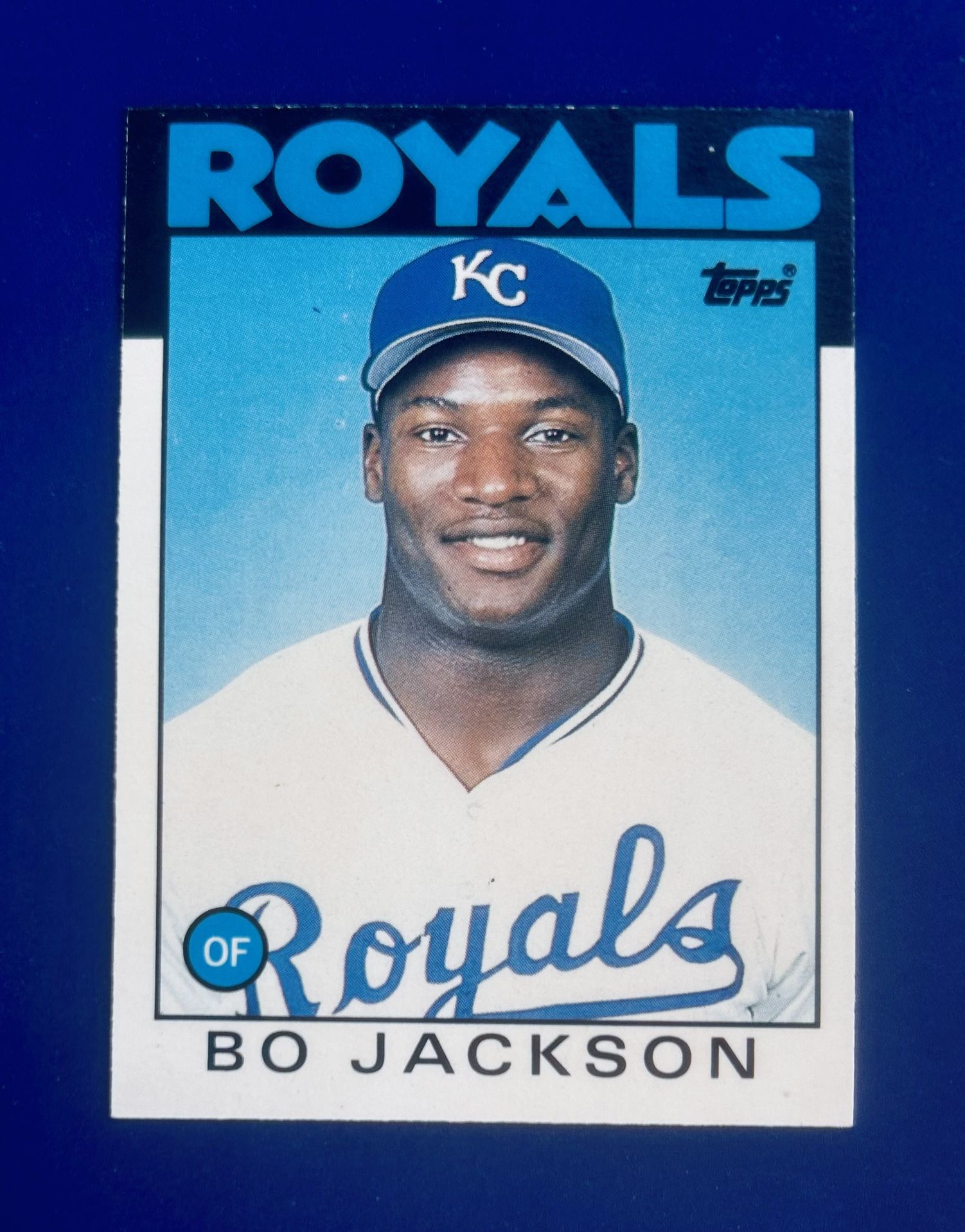 1986 Topps Bo Jackson Rookie Baseball Card