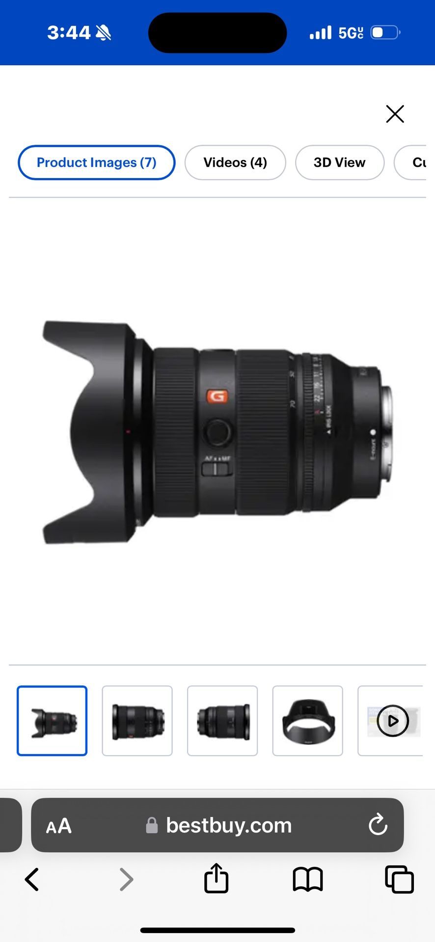 Sony G Master Lens