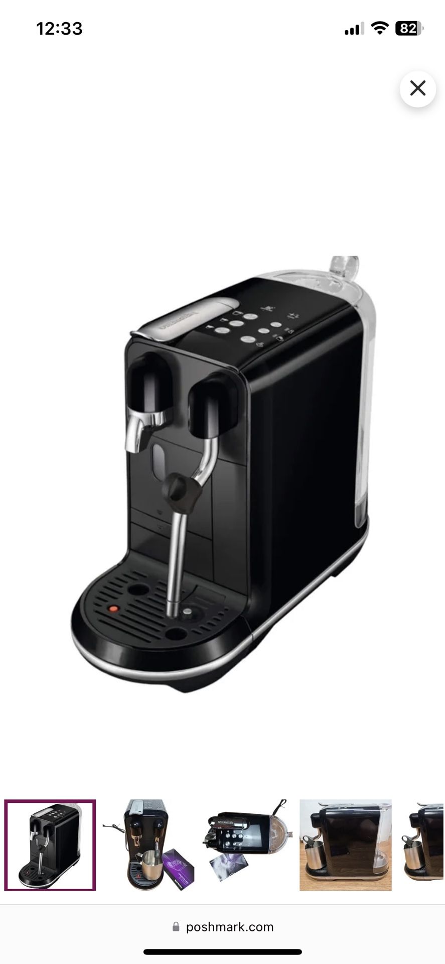 Breville Creatista Nespresso Machine