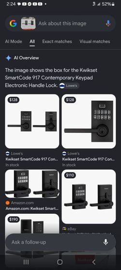 Kwikset electronic smart door lock