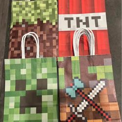 Minecraft Candy Bags 16 