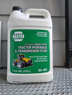 2 gallons of Premium heavy duty tractor hydraulic fluid