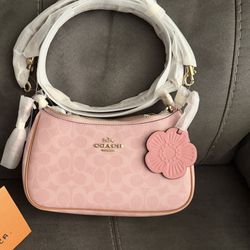 NWT Coach Terry Powder Pink