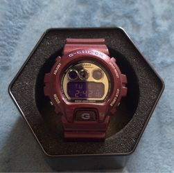 Burgundy Casio G-Shock
