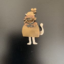 Vintage Cat Brooch