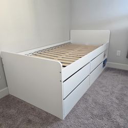 Twin Bed with Lots of Hidden Storage!
