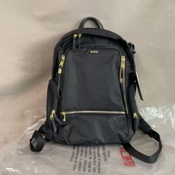 TUMI VOYAGEUR Celina Backpack Black/Gold