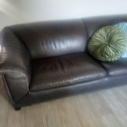 Italian leather couches