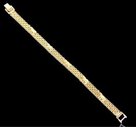 Gold-Filled 18k  Elephant Link Bracelet