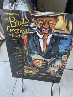 1998 Blues Festival Poster 