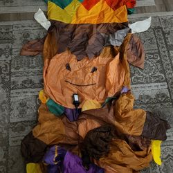 Vertintong 5FT Mardi Gras Highland Cow Inflatable – Blow Up Yard Decoration for Outdoor Lawn Party, Carnival Festival, Indoor & Outdoor Mardi Gras Dec