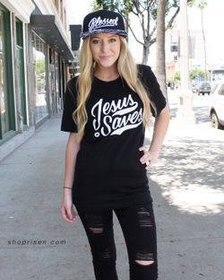 Jesus Saves tee shirt
