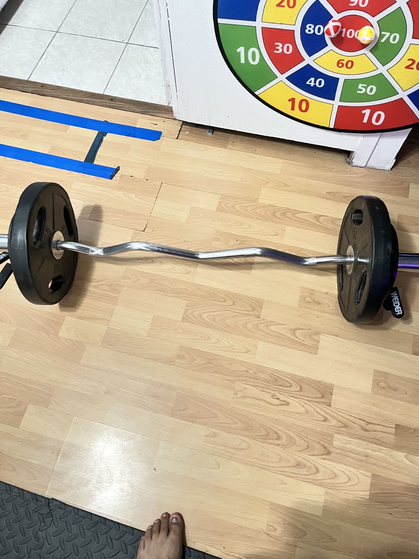 80 Lb Plus Curl Bar