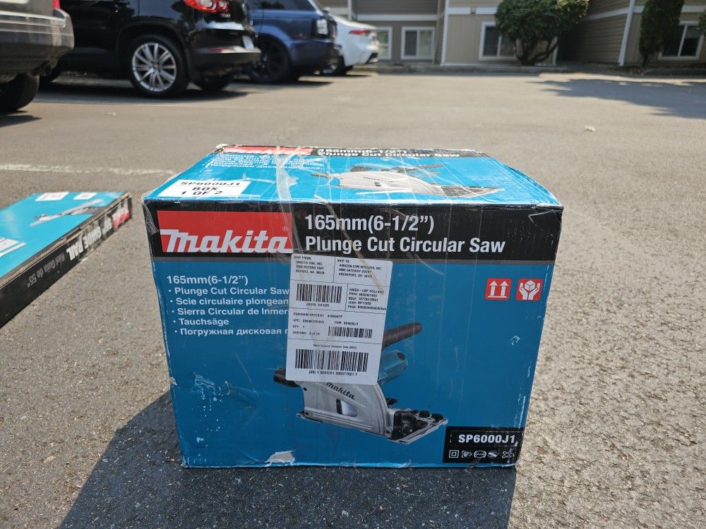 Makita Corded Track Saw With 55" Track Brand New In Box for Sale in