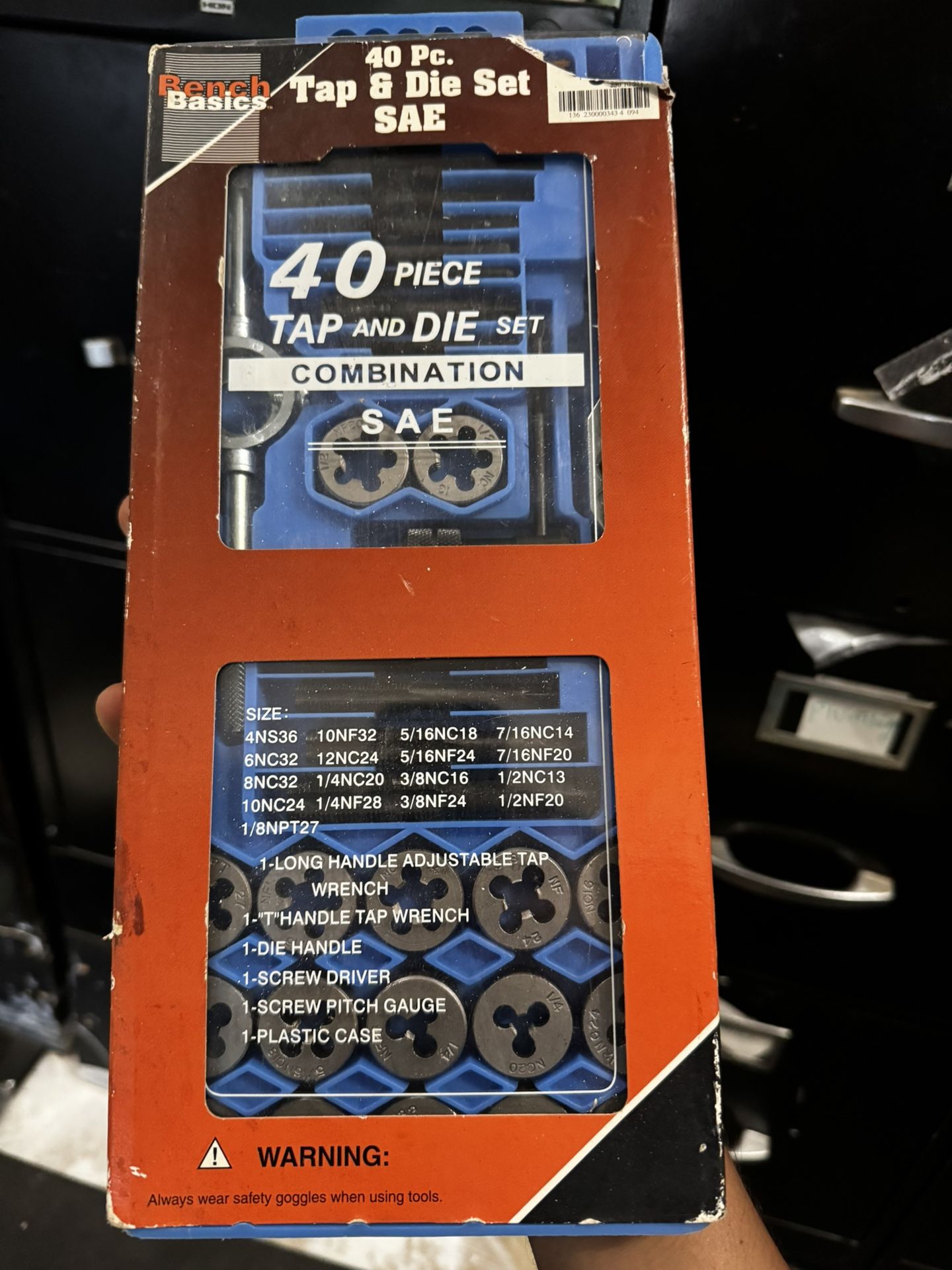 40 pcs tap and die set SAE  Taiwan made